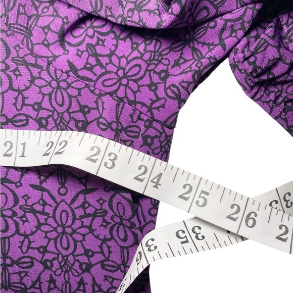 Designers Originals Purple and Black Top - Picture 9 of 12